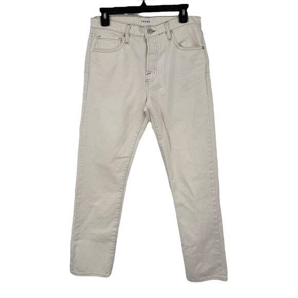 Frame Denim Le Slouch oversized jeans cream size 26 - Picture 1 of 7